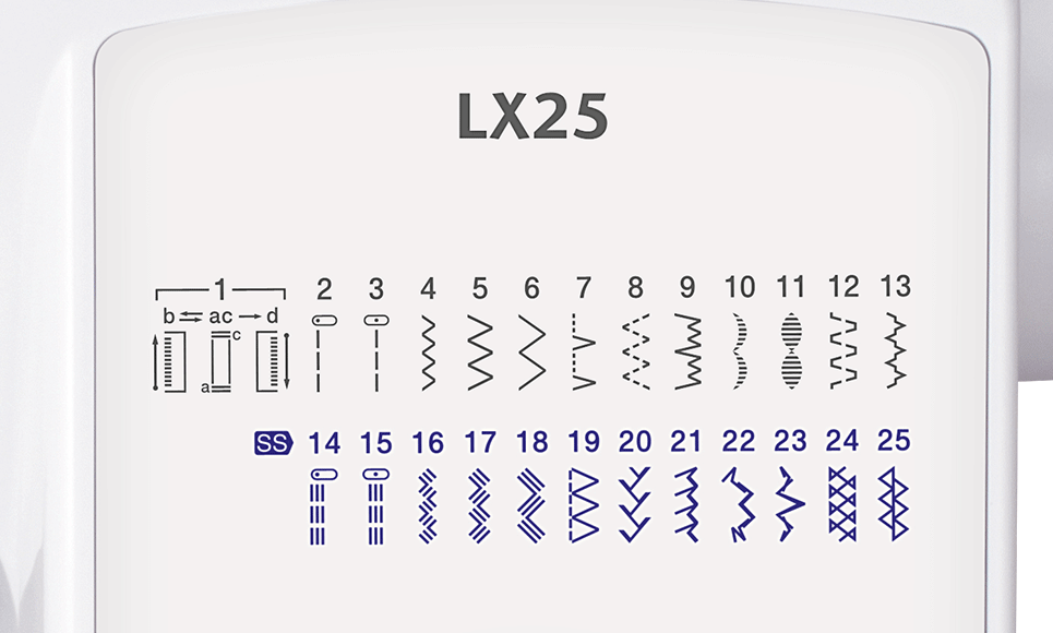 LX25 sewing machine 4